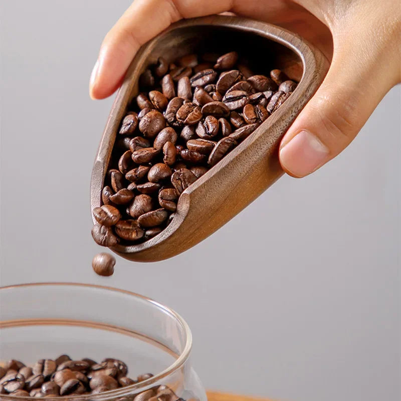 Wood Coffee Bean Organizer with Spray Bottle