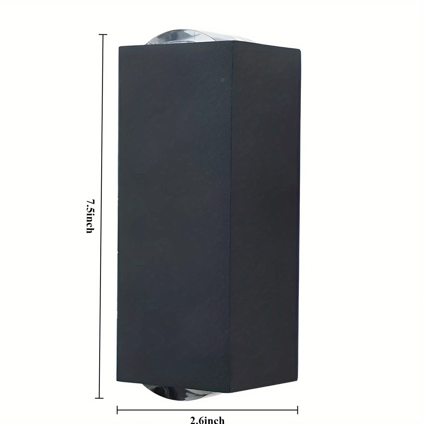 Modern LED Up & Down Wall Sconce – Warm White Indoor/Outdoor Light