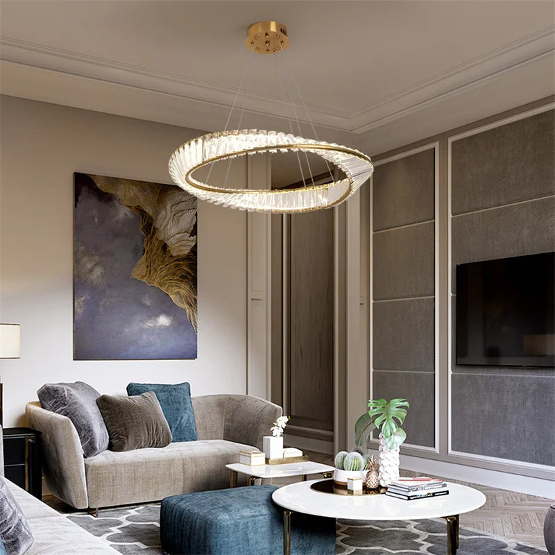 Modern LED Ring Chandelier