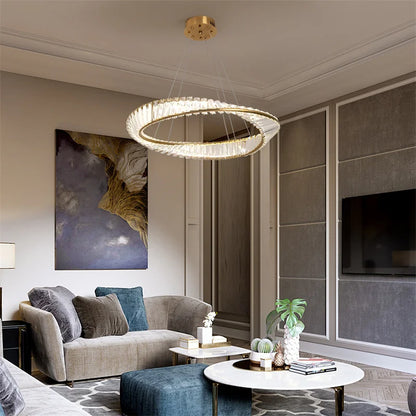 Modern LED Ring Chandelier