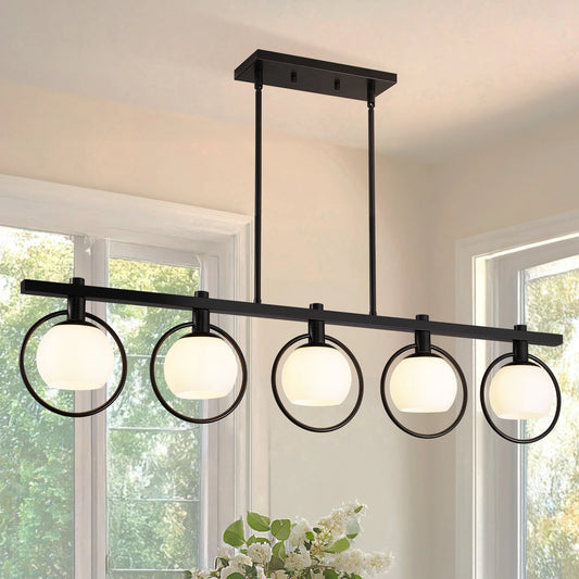 Black Metal Pendant Chandelier