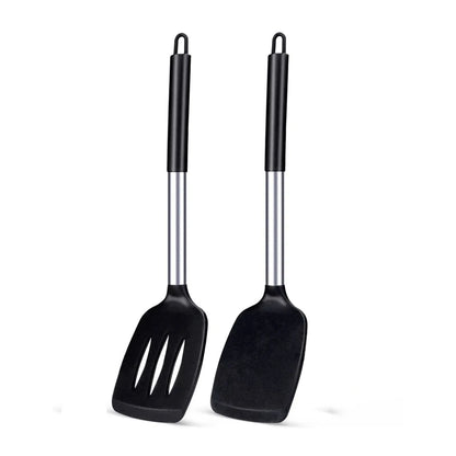 2PCS Nonstick Silicone Cooking Spatulas