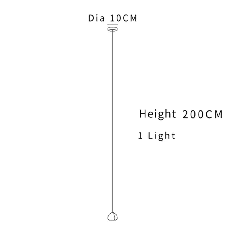 Crystal Water Drop LED Pendant Chandelier
