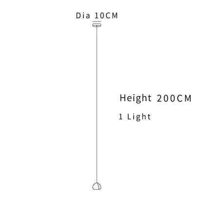 Crystal Water Drop LED Pendant Chandelier