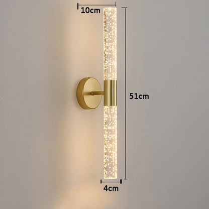 Nordic Crystal Bubble Wall Sconce