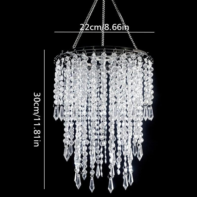 Crystal Chandelier Lamp Shade Acrylic Ceiling Light