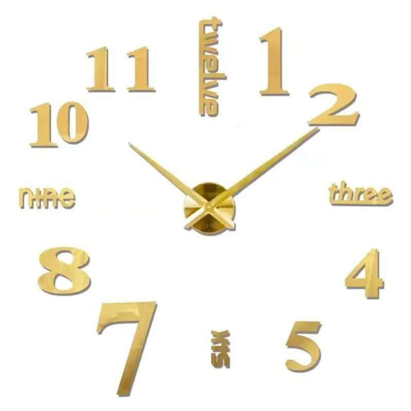 3D DIY Luminous Wall Clock
