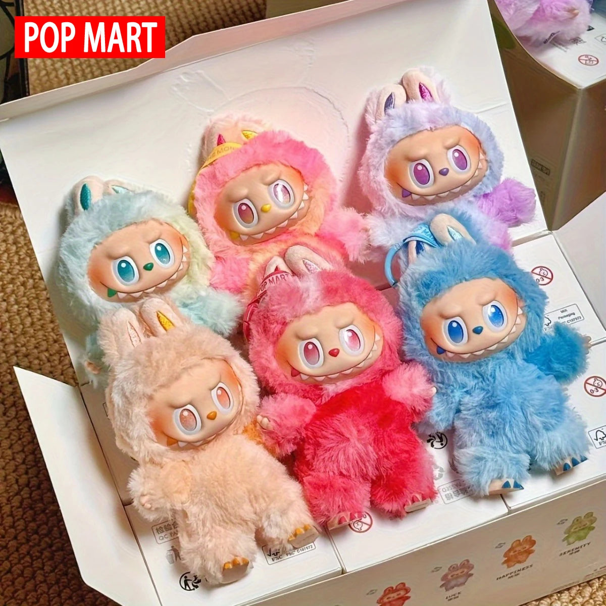 [Ship quickly locally] Labubu doll - Christmas gift -100% Original, It's the perfect gift for children, family and friends.