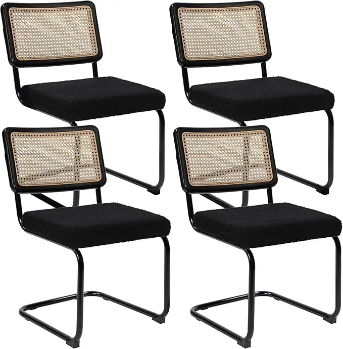 Cesca Cane Dining Chairs Set of 4
