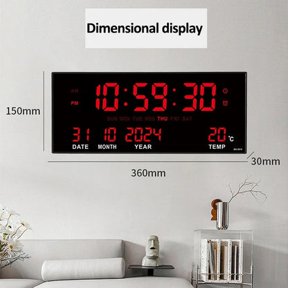14" Large LED Digital Wall Clock