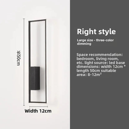 Nordic Long Strip LED Wall Lamp