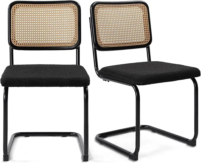 Cesca Cane Dining Chairs Set of 4