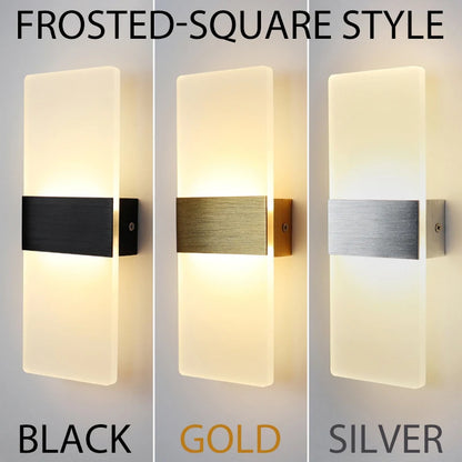 Modern Acrylic LED Wall Light 6W