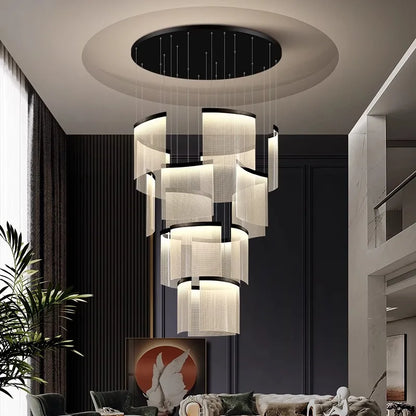 modern home staircase chandelier,