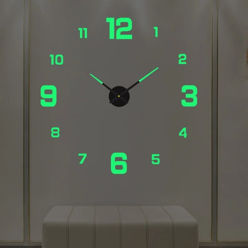 3D DIY Luminous Wall Clock