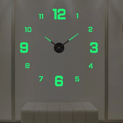 3D DIY Luminous Wall Clock
