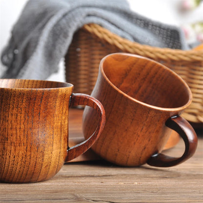 Wooden Big Belly Handmade Natural Spruce Wood Cups