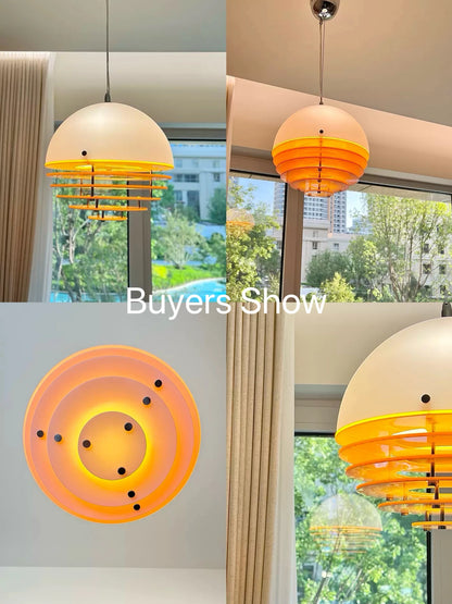 Nordic Sunset Orange Pendant Lamp