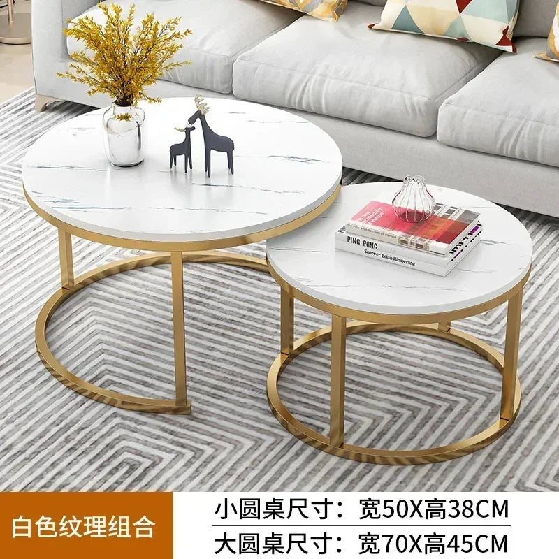 Marble Texture Tea Table Set