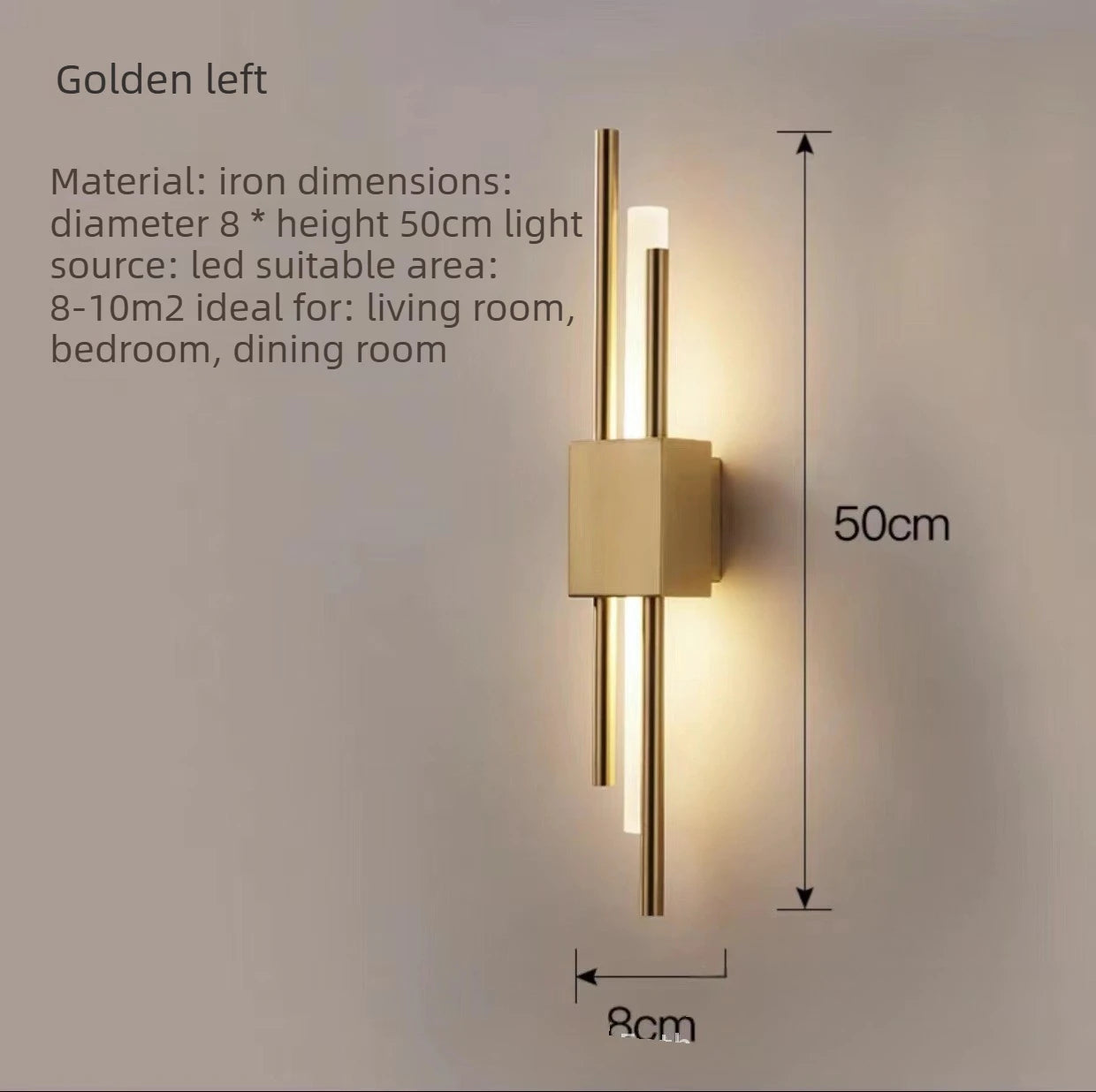 Nordic Modern LED Wall Sconce – Hardwired