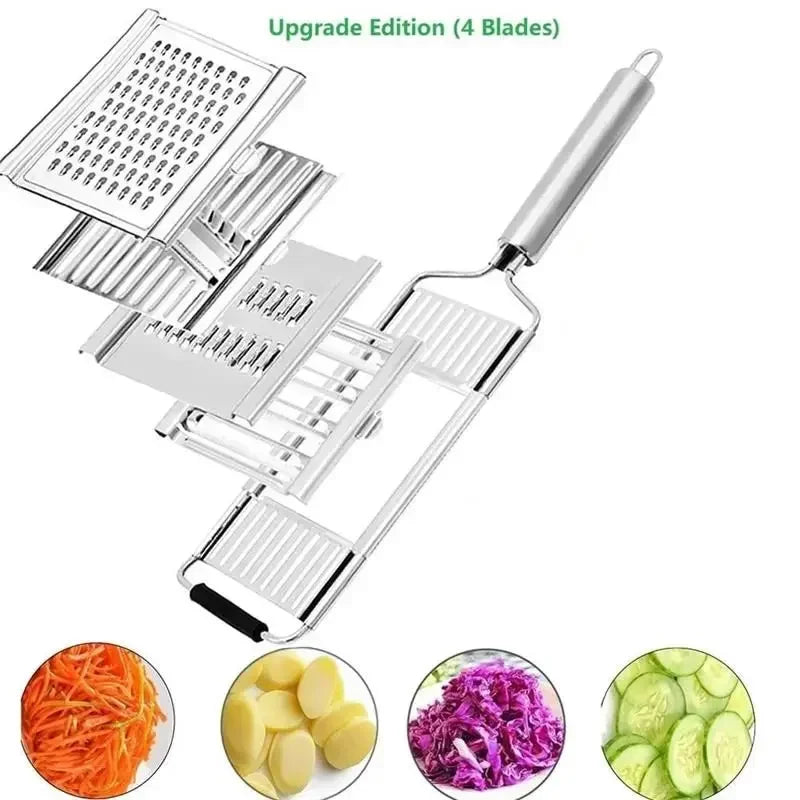 4-in-1 Vegetable Slicer & Grater