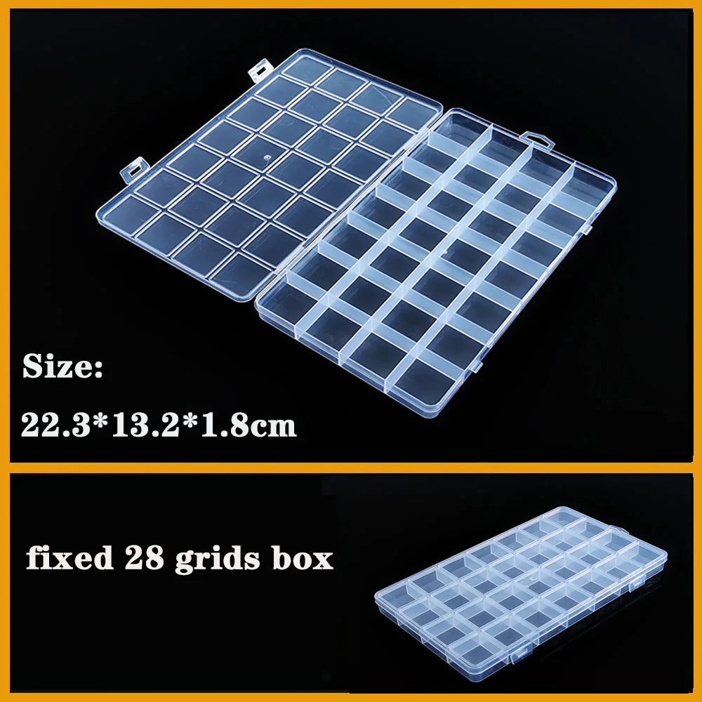 Clear Organizer Box for Jewelry & Tools