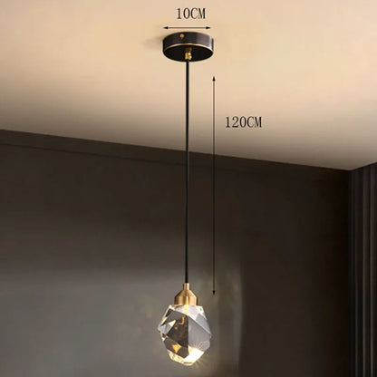 Modern Crystal Staircase LED Chandelier