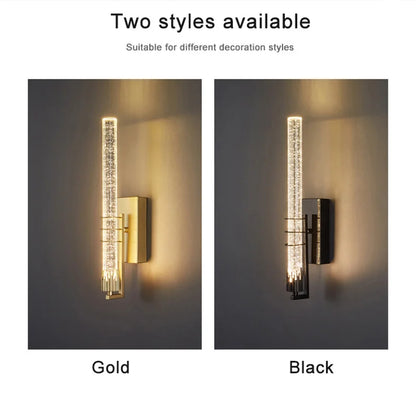 Modern Bubble Crystal LED Wall Sconce Light