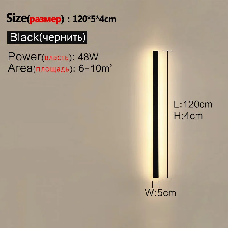 Waterproof Nordic LED Outdoor Wall Light – IP65