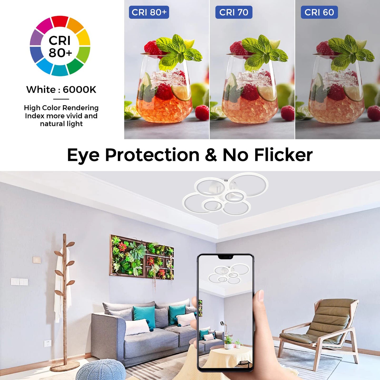LED Ring Ceiling Pendant Light