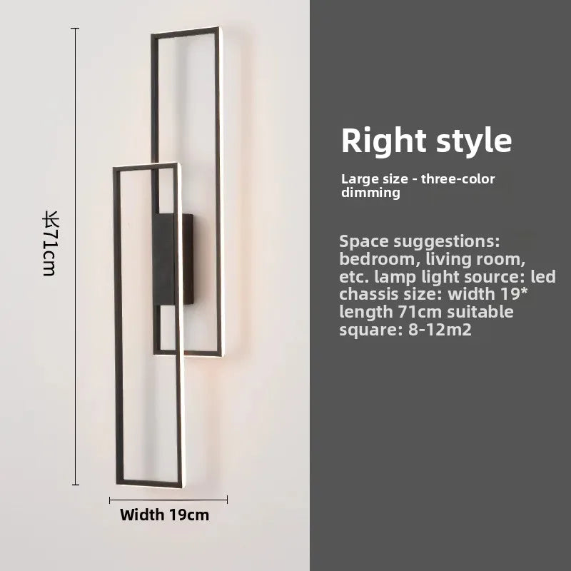 Nordic Long Strip LED Wall Lamp
