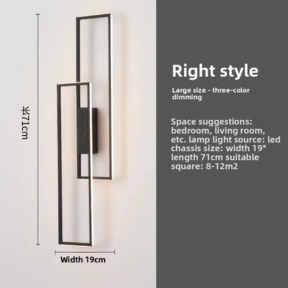 Nordic Long Strip LED Wall Lamp