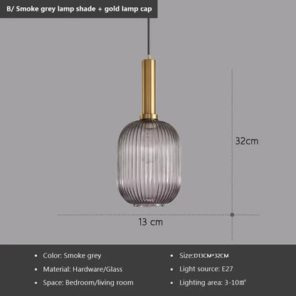 Modern Nordic Glass Pendant Light