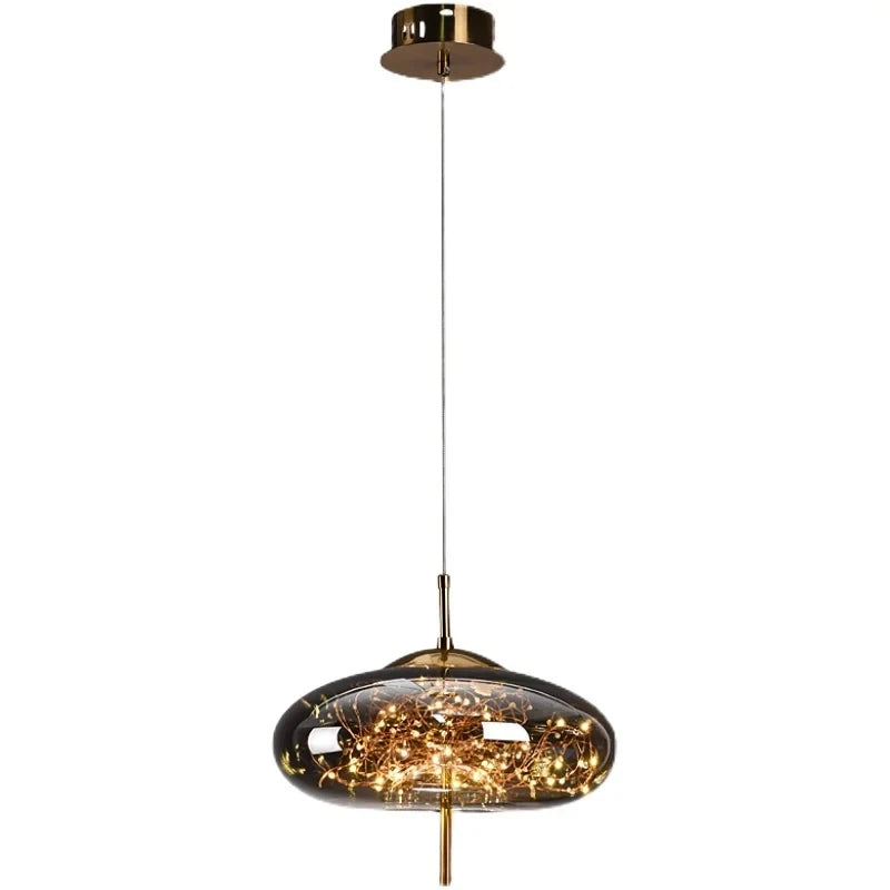 Modern Glass LED Pendant Ceiling Light