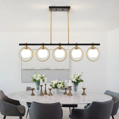 Black Metal Pendant Chandelier