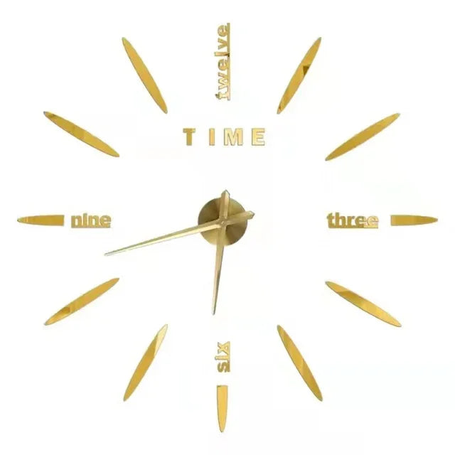 Modern 3D DIY Wall Clock
