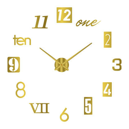 3D DIY Luminous Wall Clock