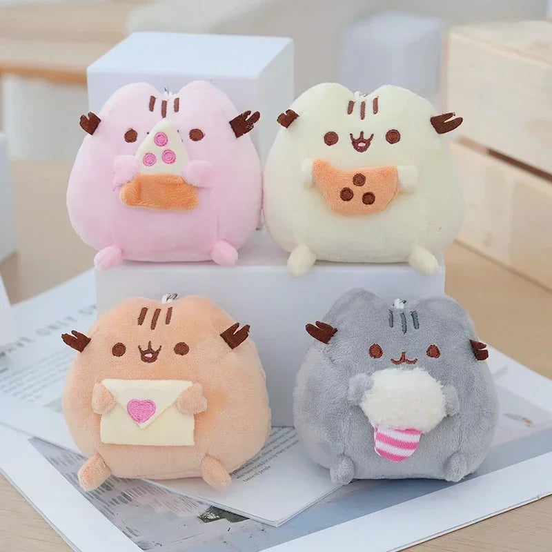Pusheen Kawaii Plush Toy Donut Unicorn Room Decoration Anime Potato Chip Ice Cream Pizza Cake Cat Stuffed Animal Dolls Gift