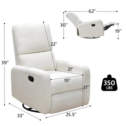 Glider Swivel Rocking Recliner Chair