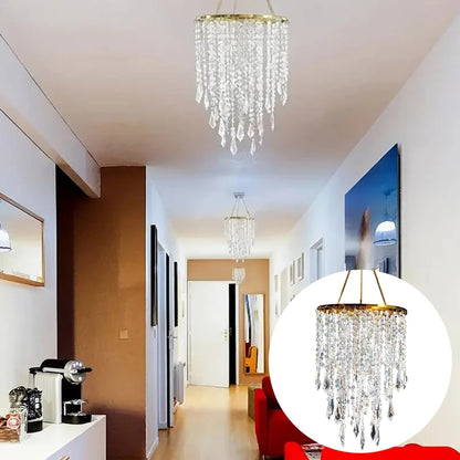 Crystal Chandelier Lamp Shade Acrylic Ceiling Light