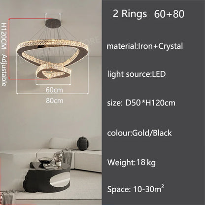 Modern Luxury Pendant Chandelier for Living Room