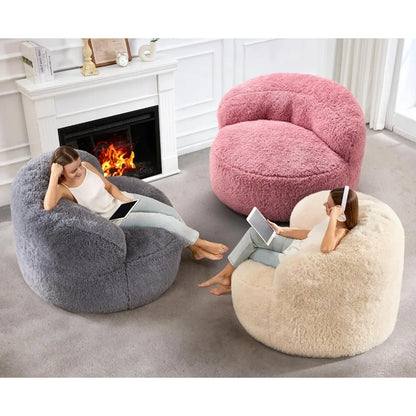 Large Adult Bean Bag Chair with Foam Filling