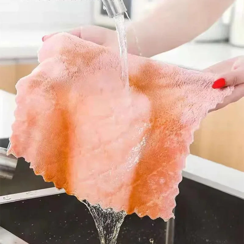 Double-Sided Kitchen Cleaning Dishcloth Set