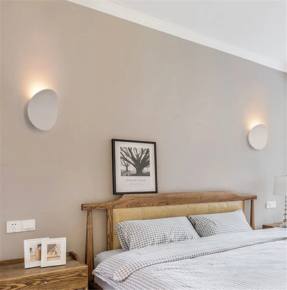 Modern LED Aluminum Wall Lamp – Black/White/Gold
