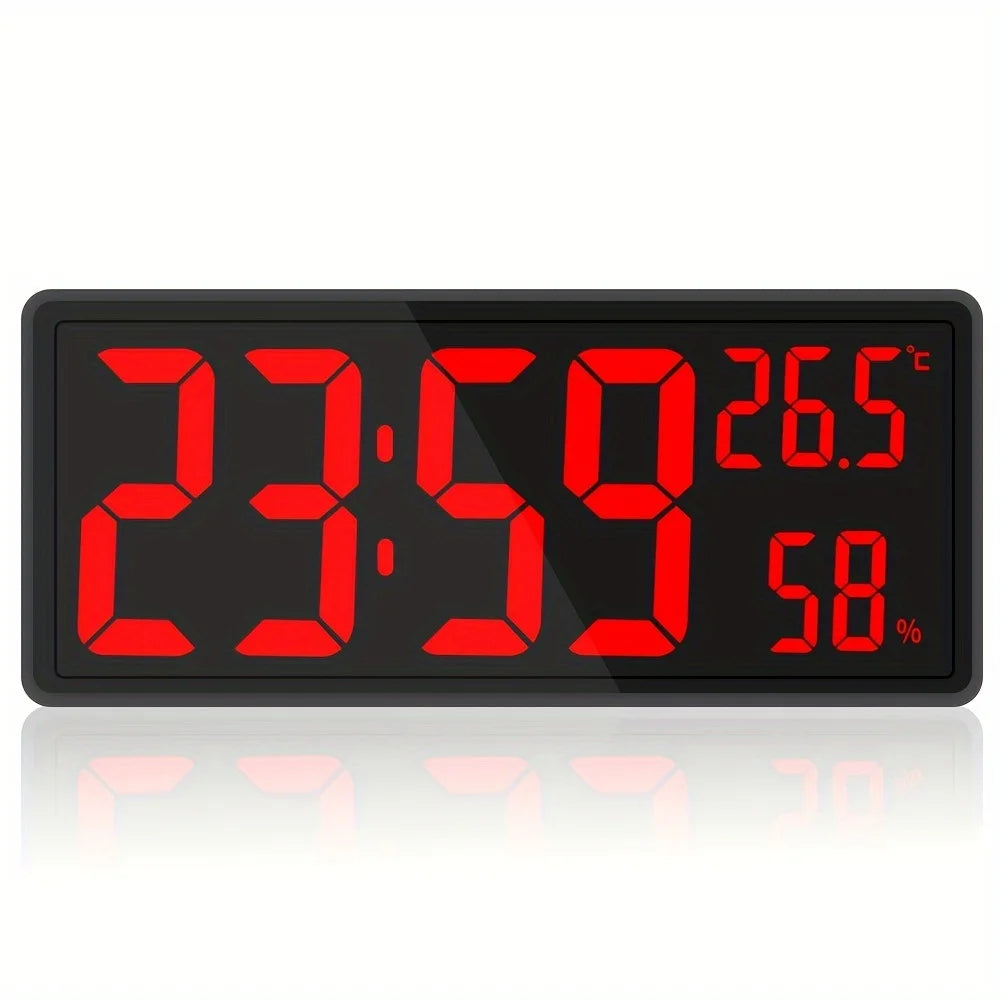 Super Large LED Digital Wall Clock