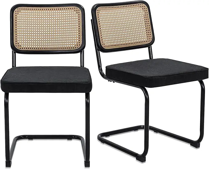 Cesca Cane Dining Chairs Set of 4