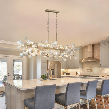 Modern Luxury Art Chandelier Gold Kitchen