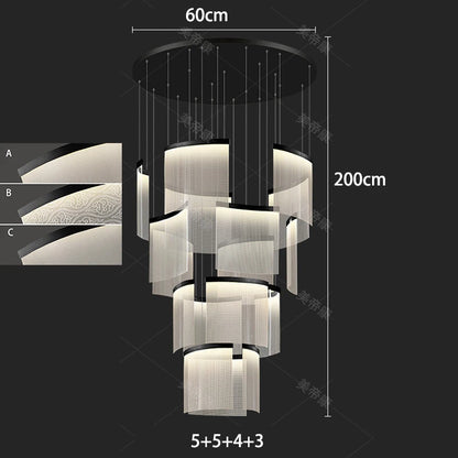 modern home staircase chandelier,