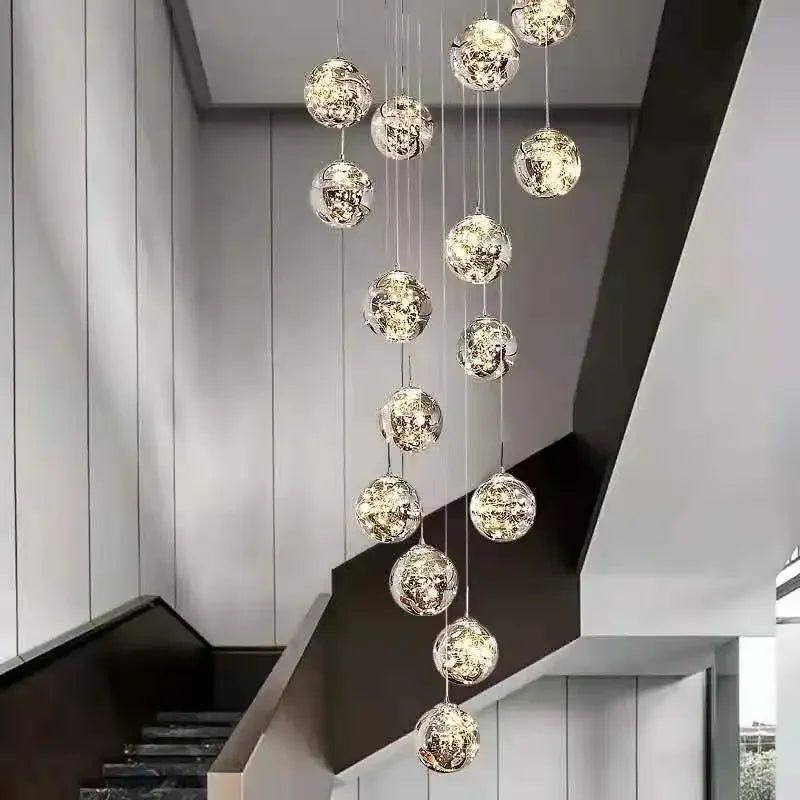 Nordic Glass Ball LED Pendant Light