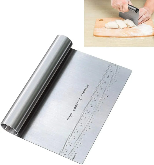 Stainless Steel Cake Scraper Pastry Cutters Baking